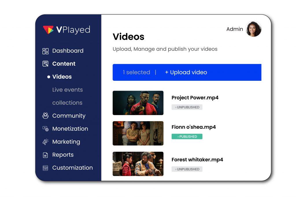 video content management system