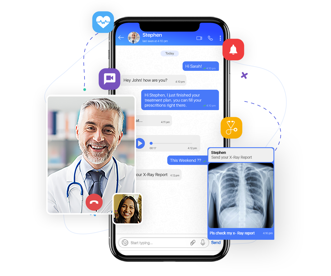 In app chat API & SDK for healthcare apps