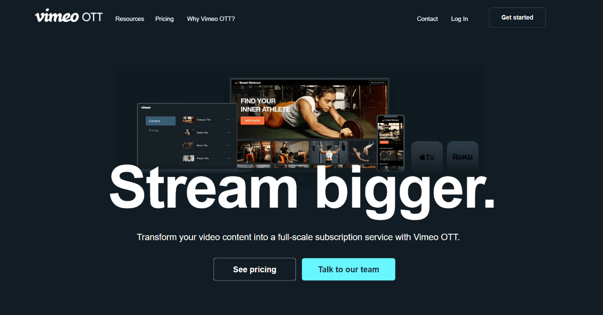vimeo ott content monetization platform